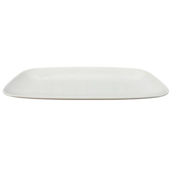 Imagem de 10 Travessas Prato Branco Petisco Sushi 30cm Melamina Premium  Bestfer 