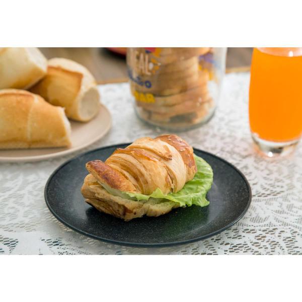 10 Un Prato Lanche Sobremesa Redondo Durável 20Cm Preto - EVO Imagem de 10 Un Prato Lanche Sobremesa Redondo Durável 20Cm Preto