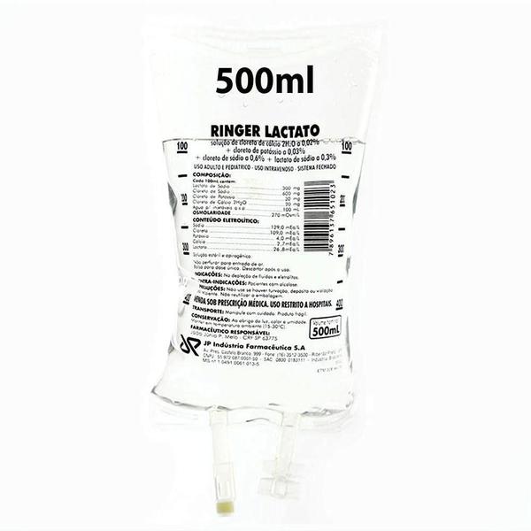 Imagem de 10 un soro ringer lactato 500 ml jp fluidoterapia