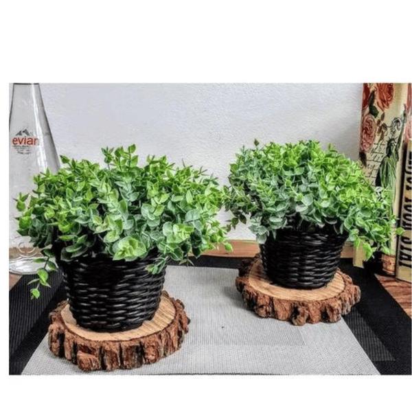 Imagem de 10 Vasinhos Trançados Cachepo Para Flor - Planta - Decoração