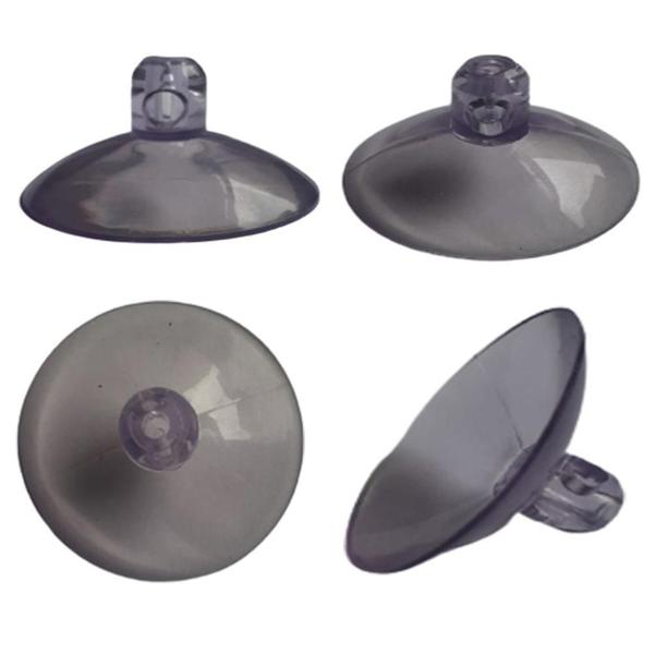 10 Ventosas 4 Cm Cabeça Redonda Silicone Vidro Acrílico Pvc - H Plásticos Imagem de 10 Ventosas 4 Cm Cabeça Redonda Silicone Vidro Acrílico Pvc