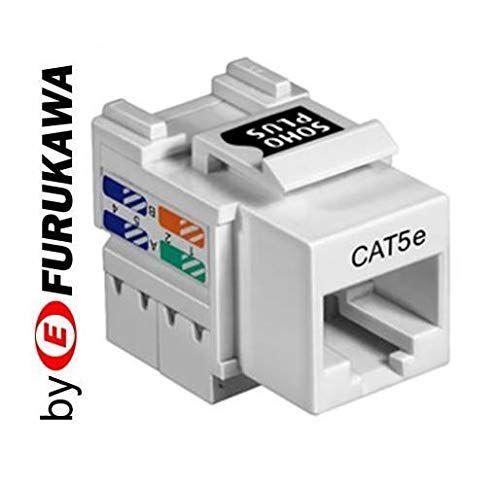 Imagem de 10 X Keystone Rj45 Fêmea Cat5e Soho Plus 35050423 Furukawa