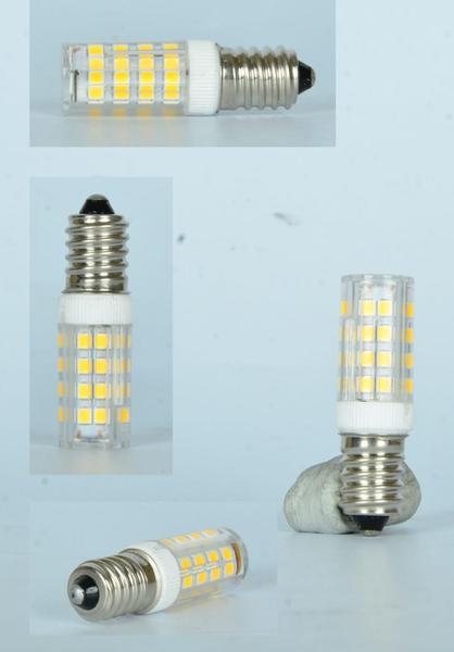 Imagem de 10 x Lâmpada Halopin Led E14 5w 52 Led Para Lustres E Arandela