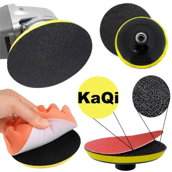 10 X Suporte Prato Disco 4 Polegadas 100Mm Politriz - Kaqi Imagem de 10 X Suporte Prato Disco 4 Polegadas 100Mm Politriz