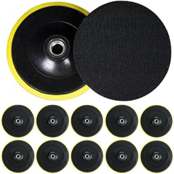 10 X Suporte Prato Disco 4 Polegadas 100Mm Politriz - Kaqi Imagem de 10 X Suporte Prato Disco 4 Polegadas 100Mm Politriz