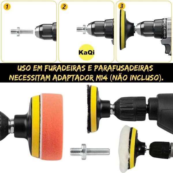 10 X Suporte Prato Disco 4 Polegadas 100Mm Politriz - Kaqi Imagem de 10 X Suporte Prato Disco 4 Polegadas 100Mm Politriz