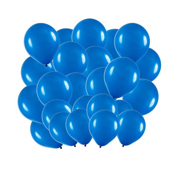 Imagem de 100 Bexigas Balão n9 AZUL Decoração Festa mais brilho