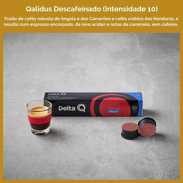 Imagem de 100 Cápsulas Deltaq Café Intensidade 10 Qalidus Descafeinado