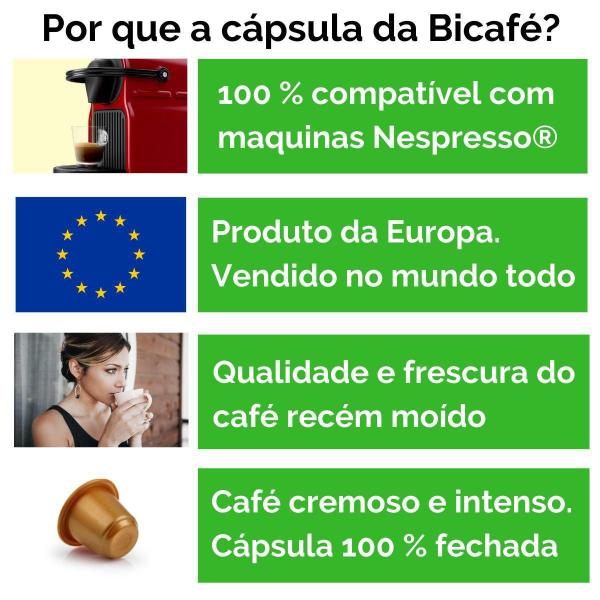 Imagem de 100 Cápsulas Para Nespresso - Café Premium - Cápsula Bicafé