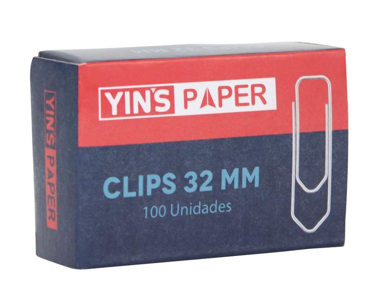 Imagem de 100 Clips Galvanizado 32mm Yins Paper