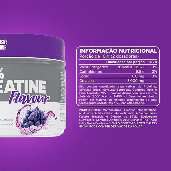 Imagem de 100% Creatine Flavour (300g) - Sabor: Uva