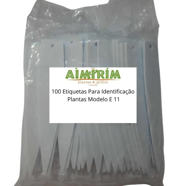 100 Etiquetas Para Identificação Plantas Modelo E 11 - Plástico Resistente Imagem de 100 Etiquetas Para Identificação Plantas Modelo E 11