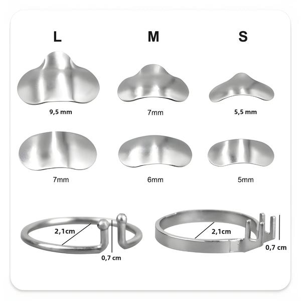 Imagem de 100 Faixas de Matriz Seccional Dentária - Anéis de Separação para Resina