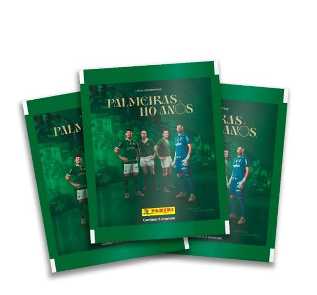 Imagem de 100 Figurinhas Palmeiras 2024, Panini = 20 Envelopes