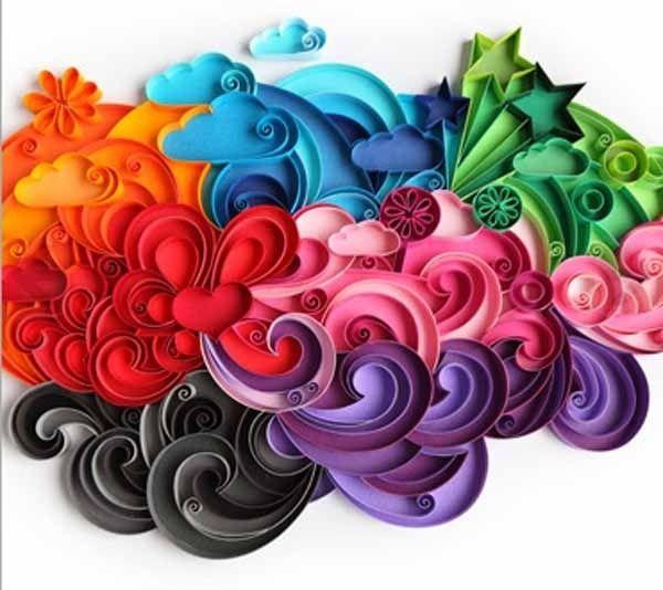 Imagem de 100 Filipetas Tira Papel Verde Artesanato Filigrama Quilling