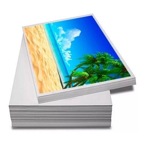 Imagem de 100 Folhas - Papel  A4 Fotográfico 115G Glossy Levox