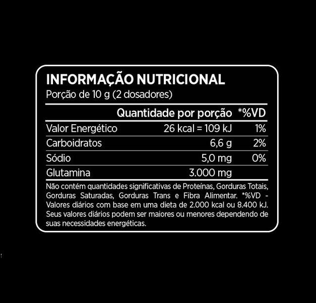 Imagem de 100% Glutamine Flavour (200g) - Sabor: Limão