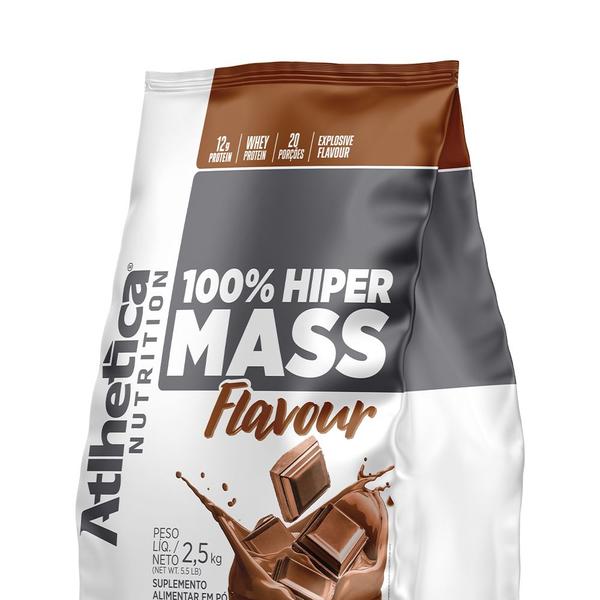 Imagem de 100% Hiper Mass Flavour Atlhetica (2,5kg) Chocolate