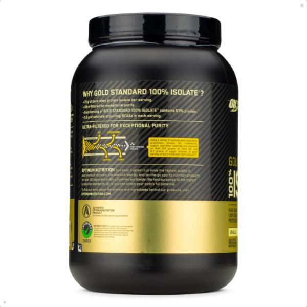 Imagem de 100% Isolate Whey Gold Standard 1,32Kg 2,9LBS Optimum Nutrition