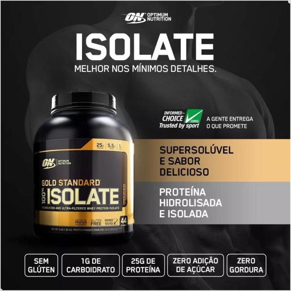 Imagem de 100% Isolate Whey Gold Standard 1,32Kg 2,9LBS Optimum Nutrition