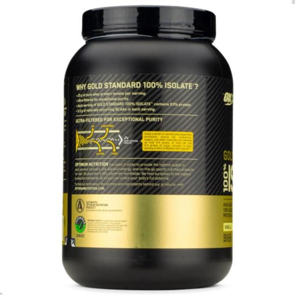 Imagem de 100% Isolate Whey Gold Standard 2,28Kg 5,02 LBS Optimum Nutrition