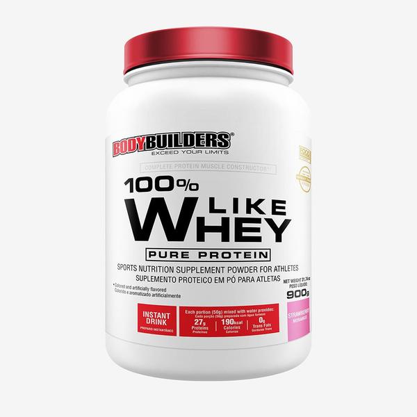 100% LIKE WHEY PURE PROTEIN 900g - Bodybuilders Imagem de 100% LIKE WHEY PURE PROTEIN 900g - Bodybuilders