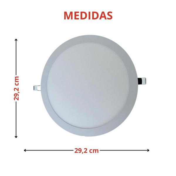 Imagem de 100 Luminárias Painel Led Embutir Philips Pila 24w 3000k 295mm