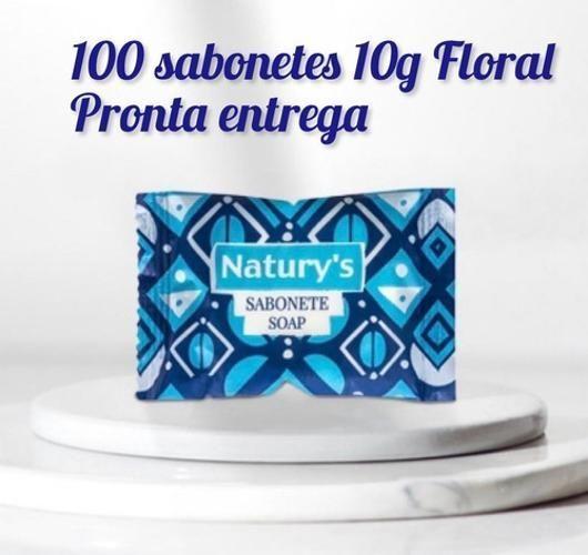 Imagem de 100 Mini Sabonete 10G Floral Pousada Hotel Motel Airbn