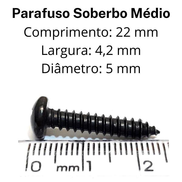 Imagem de 100 Parafuso Soberbo Médio 22mm Ideais Para Alto Falantes Caixas Acústicas Som Automotivo