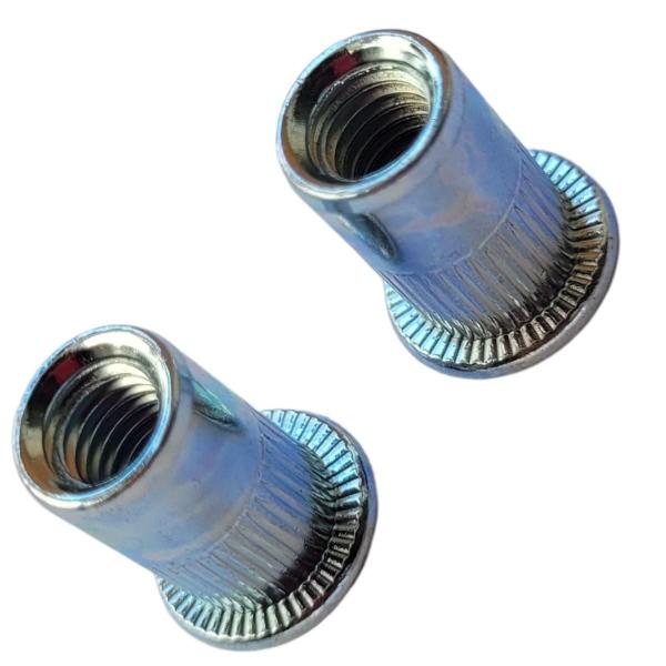 100 Peças Porca Rebite Repuxo De Rosca Revkle 1/4 Aba Plana - Sukira Imagem de 100 Peças Porca Rebite Repuxo De Rosca Revkle 1/4 Aba Plana