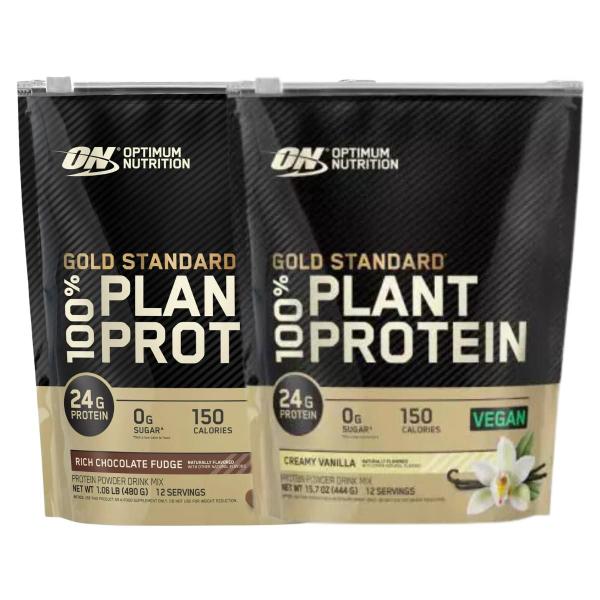 Imagem de 100% Plant Protein Gold Vegan Refil 444g 0,98LBS Optimum