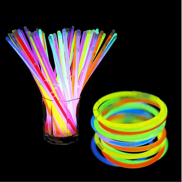 Imagem de 100 Pulseiras Mágicas Para Festas Efeito Luzes Neon - XU1