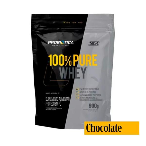 Imagem de 100% Pure Whey 900g Refil - Probiotica