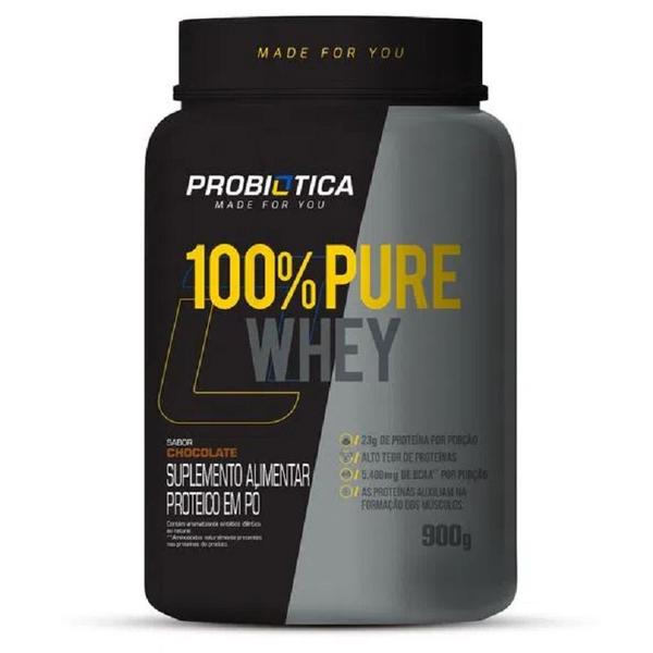 Imagem de 100% Pure Whey Pote 900g - Probiótica