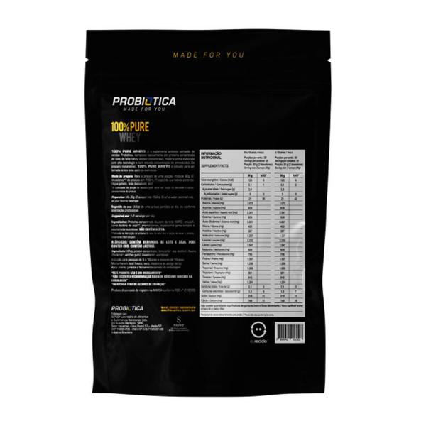 Imagem de 100% Pure Whey refil 1800g - Probiotica