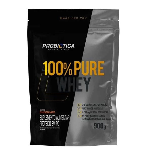 Imagem de 100% Pure Whey Refil 900g - Probiótica