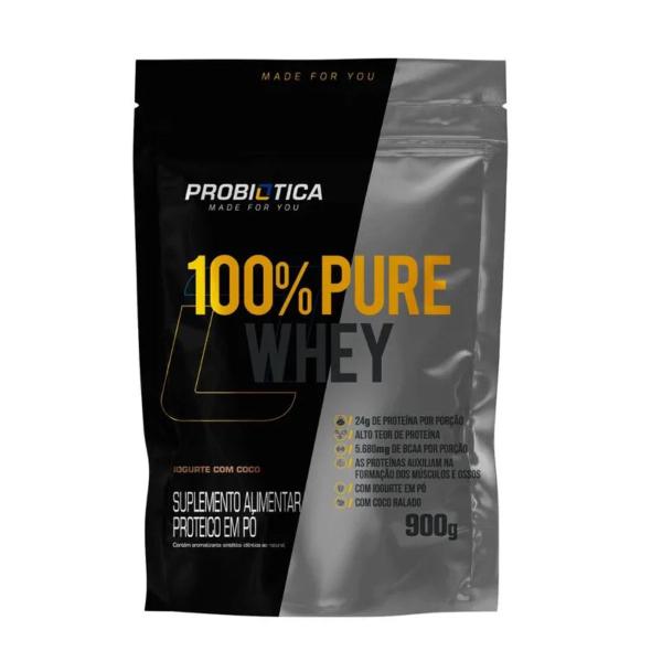 Imagem de 100% Pure Whey Refil 900g Probiotica