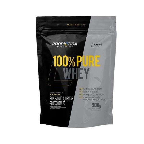 Imagem de 100% Pure Whey Refil (900g) - Sabor: Baunilha