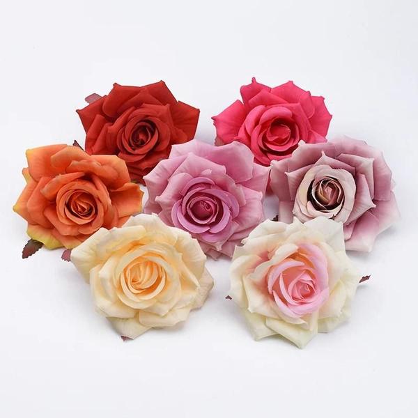 100 Rosas de Seda Artificiais - Decoração para Parede, Banheiro e Natal Imagem de 100 Rosas de Seda Artificiais - Decoração para Parede, Banheiro e Natal