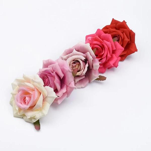 100 Rosas de Seda Artificiais - Decoração para Parede, Banheiro e Natal Imagem de 100 Rosas de Seda Artificiais - Decoração para Parede, Banheiro e Natal