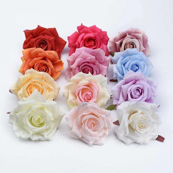 100 Rosas de Seda Artificiais - Decoração para Parede, Banheiro e Natal Imagem de 100 Rosas de Seda Artificiais - Decoração para Parede, Banheiro e Natal