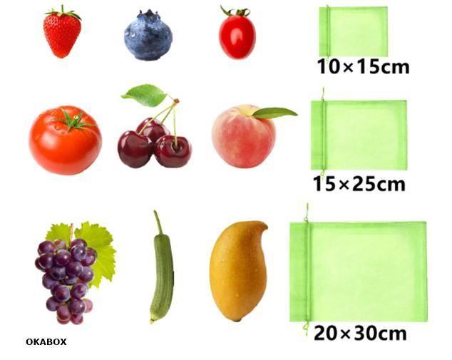 Imagem de 100 Saquinho Organza Protegue Fruta No Pé 20X30 Cm Ecologica