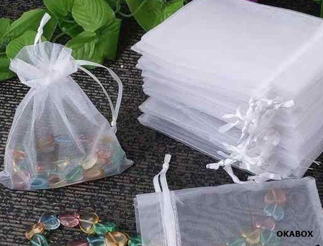 100 Saquinhos Organza 10X13 Cm - Saquinhos Fita Cetim - ART E FESTA Imagem de 100 Saquinhos Organza 10X13 Cm - Saquinhos Fita Cetim