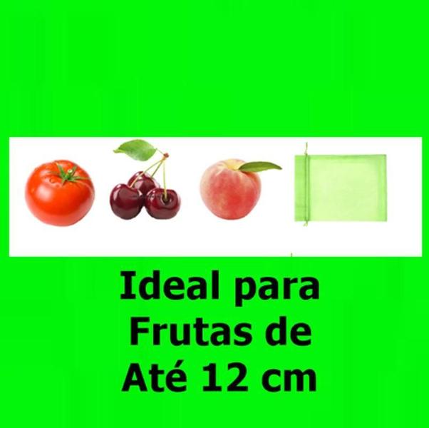 Imagem de 100 Saquinhos Organza 20X30 Ideal Para Proteger Frutas No Pé