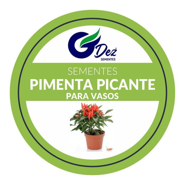 Imagem de 100 Sementes De Pimenta picante para vaso