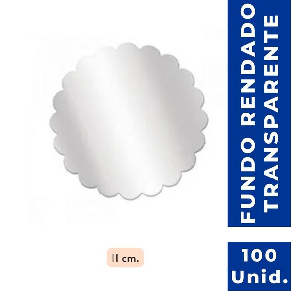 100 Tapetinhos Para Doces Tamanhos 11cm Rendado Fundinho Fundo Para Doces - TAMAROZZI EMBALAGENS Imagem de 100 Tapetinhos Para Doces Tamanhos 11cm Rendado Fundinho Fundo Para Doces