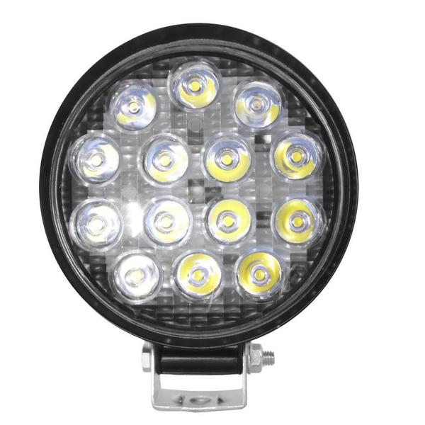 Imagem de 100 Un Farol Milha Redondo 14Led 42W 12/24V Caminhão