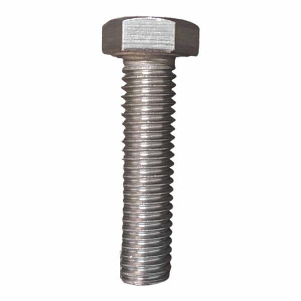 Imagem de 100 Un Parafuso Aço Inox Sextavado Pol UNC 3/16" X 1.1/4"