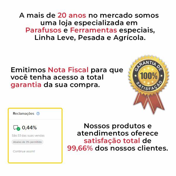 Imagem de 100 Un Parafuso Aço Inox Sextavado Polegada UNC 3/8" X 1"