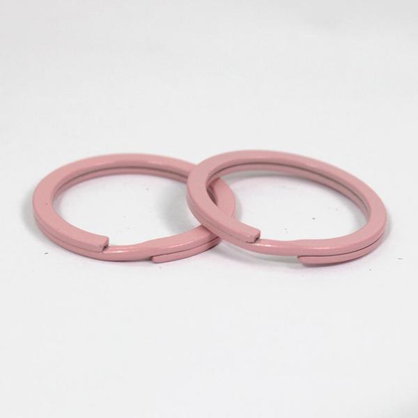 Imagem de 100 Unidades De Argola Italiana Rosa Bebe 28mm Para Lembrancinhas